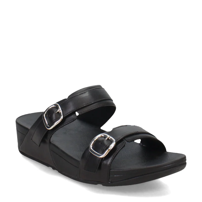 Stunning and glamorous women's shoes for evenings outWomen's FitFlop, Lulu Adjustable Buckle Slide Sandal Stunning and glamorous women's shoes for evenings outWomen's FitFlop, Lulu Adjustable Buckle Slide Sandal
